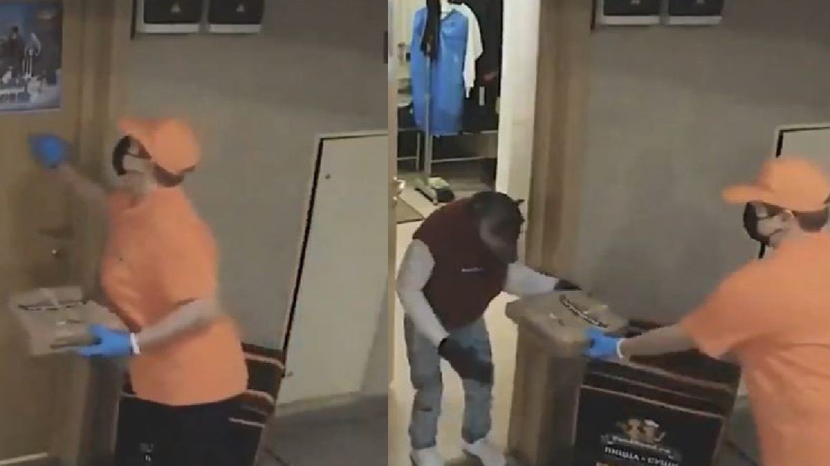 video-of-fullydressed-chimpanzee-receiving-pizza-order-leaves-netizens-in-splits-watch