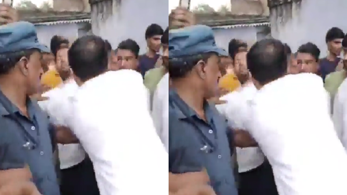 rjd-leader-tej-pratap-abuses-party-worker-tej-prataps-video-pushing-abusing-party-worker-goes-viral-rjd-leader-clarifies-after-criticism-watch