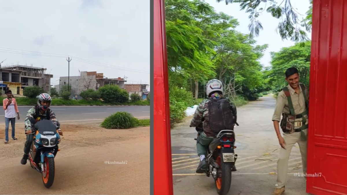 ms-dhoni-rides-honda-repsol-150-in-ranchi-fans-asks-for-selfies-watch
