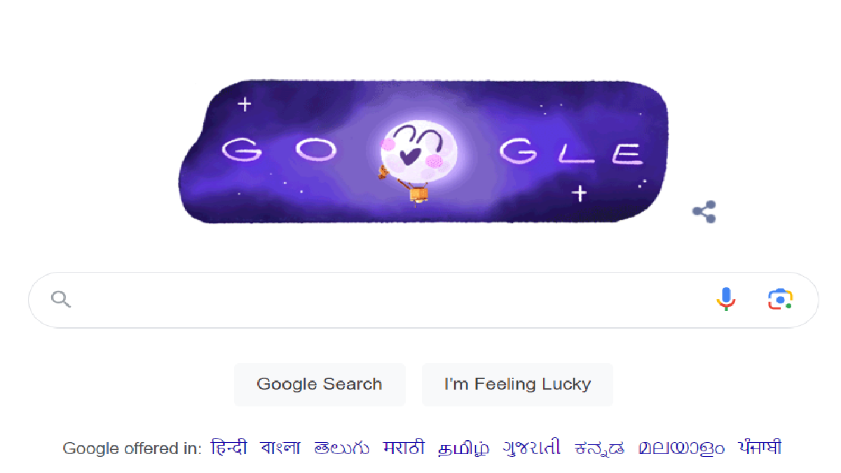 Google Doodle Celebrates Chandrayaan-3 Landing. (Source: Google Doodle)