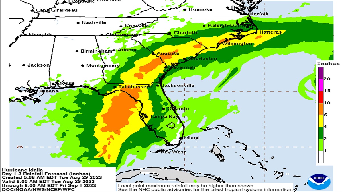 Hurricane Idalia Prompts Large-Scale Evacuation In US As Florida's Gulf ...