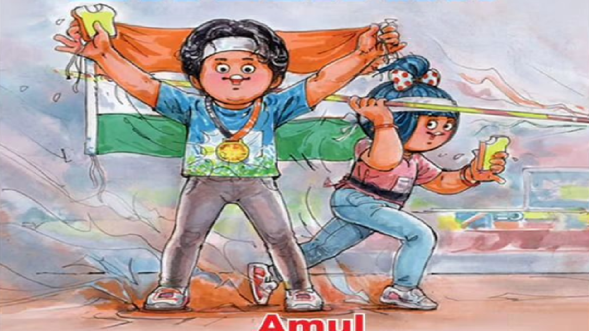amul-celebrates-neeraj-chopra-gold-in-world-athletics-championships-with-gold-standard-poster-see-here