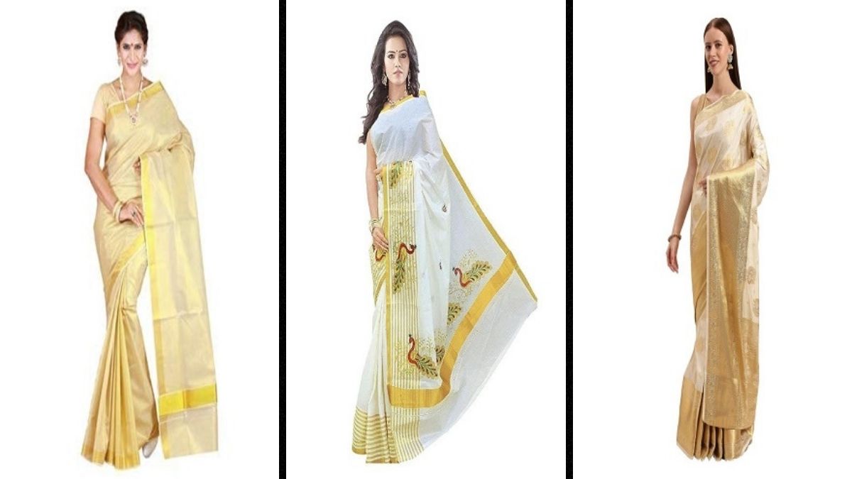 Buy manvish drapes Block Printed Kerala Pure Cotton Saree-KOLAM(RANGOLI)  PATTERN at Amazon.in