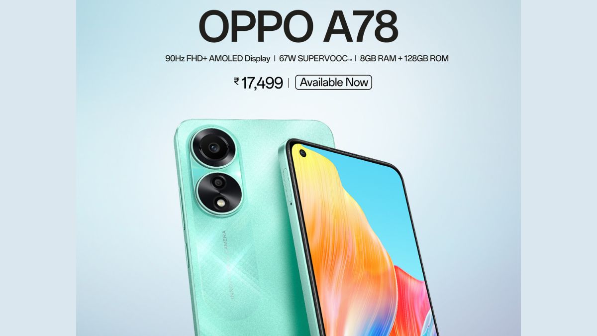Oppo launches A78 5G in India: Check price, specifications and