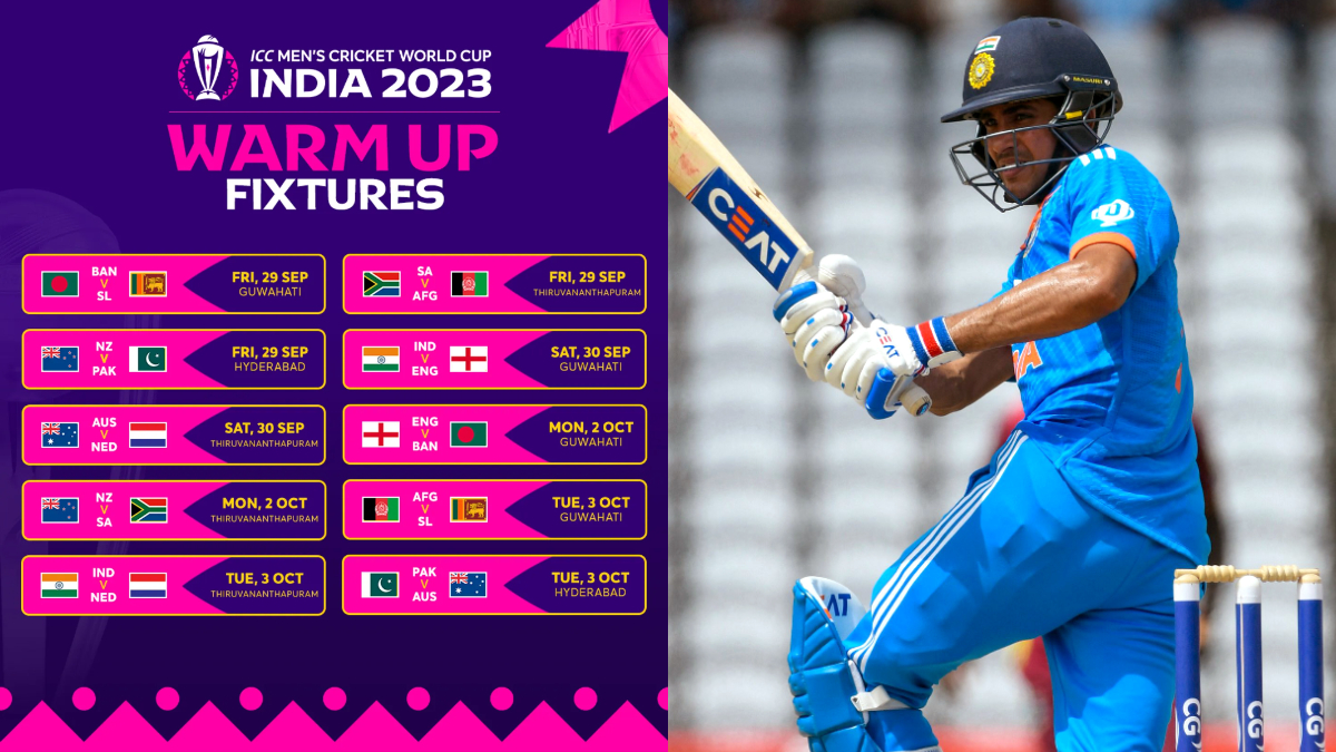 ODI World Cup 2023 Warm-Up Fixtures Announced, India To Play England And Netherland On These Dates Full Schedule