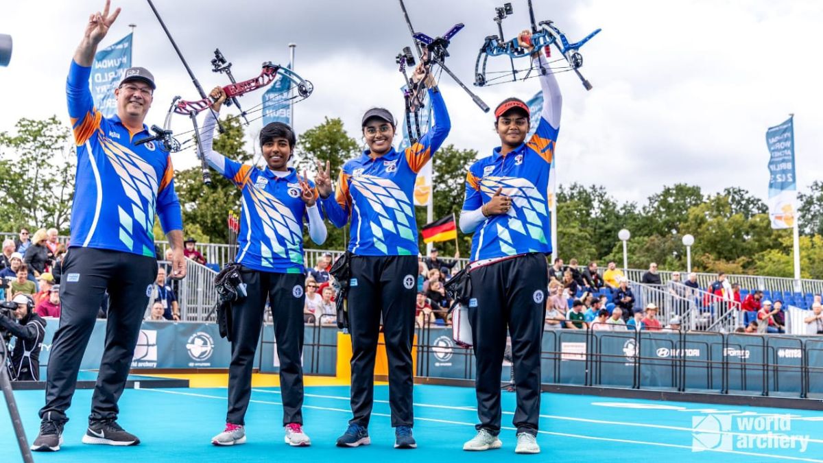 Indian Women's Compound Team Creates History, Wins Historic Gold In