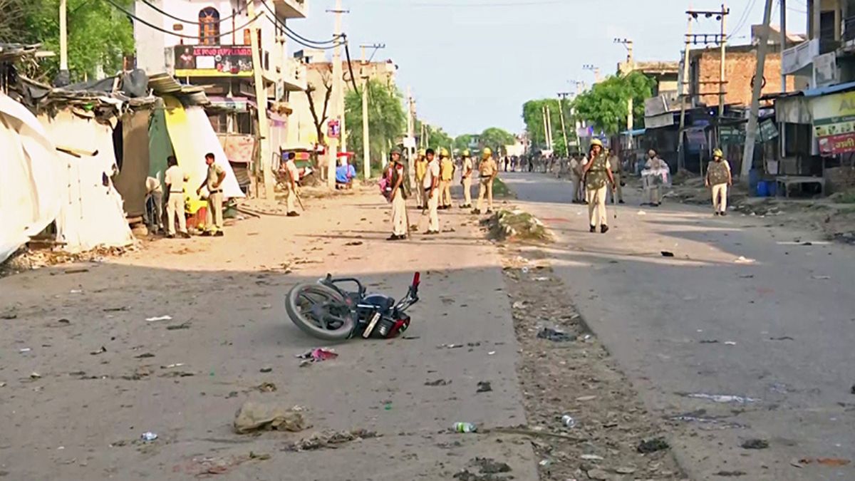 nuh-violence-haryana-gurugram-sohna-faridabad-mewat-communal-clashes-cm-khattar-jjp-bjp-monu-manesar-vhp-rally-delhi-up-alert-latest-updates