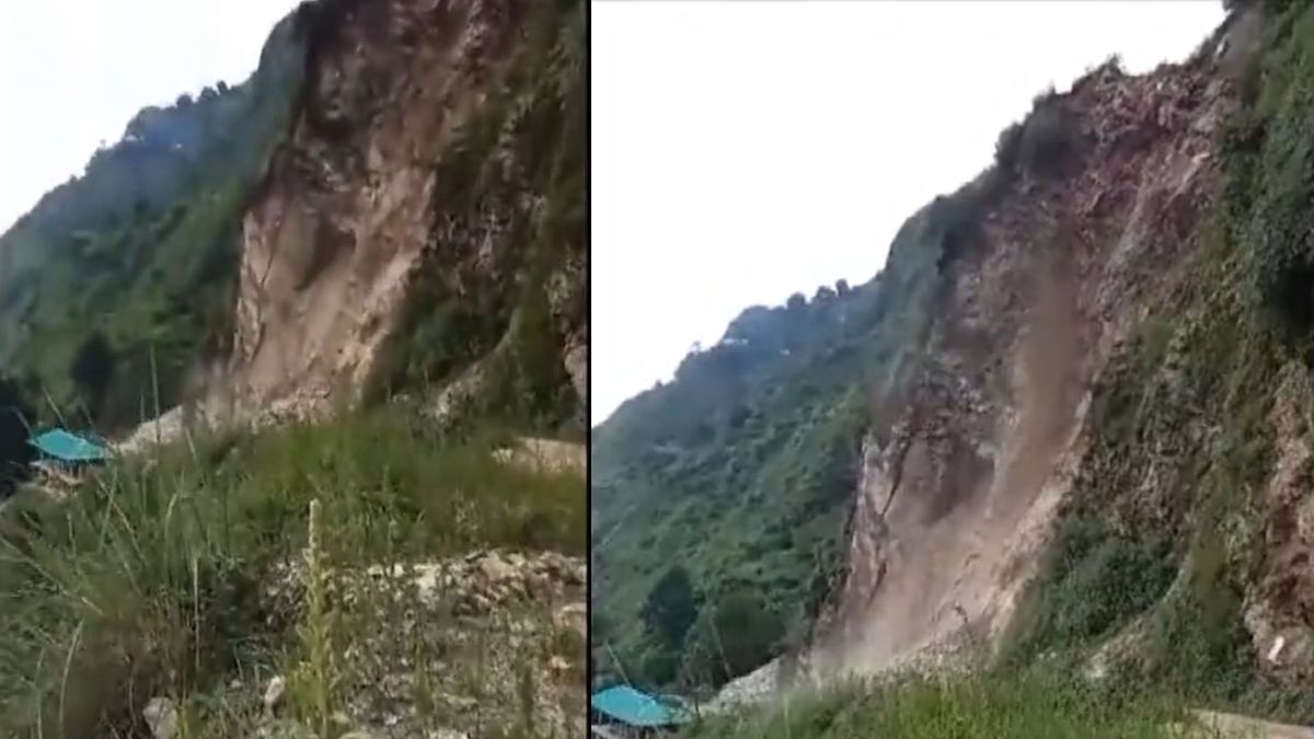 Himachal Weather: Massive Landslide In Shimla Blocks Manglad-Bagvat ...