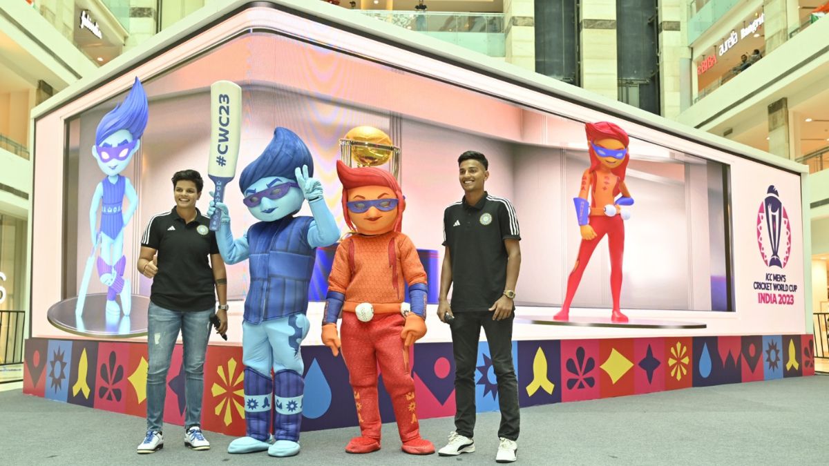 ICC Unveils ODI World Cup 2023 Mascots In Presence Of Shafali Verma ...