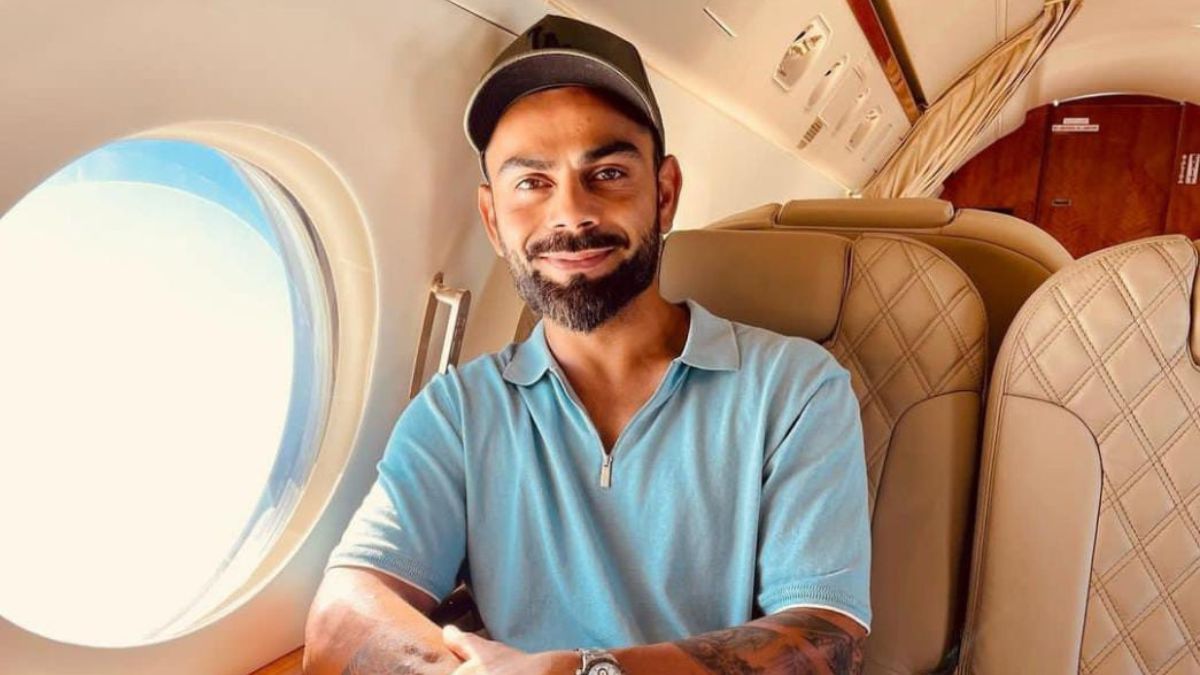 virat-kohli-leaves-from-west-indies-in-a-private-jet-after-conclusion-of-odi-series
