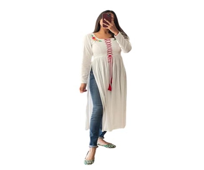 Buy White Kurtis & Tunics for Women by Hritika Online | Ajio.com