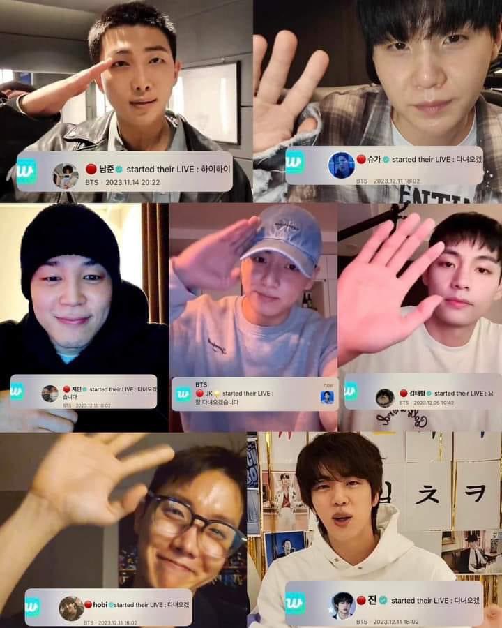 BTS Farewell Messages