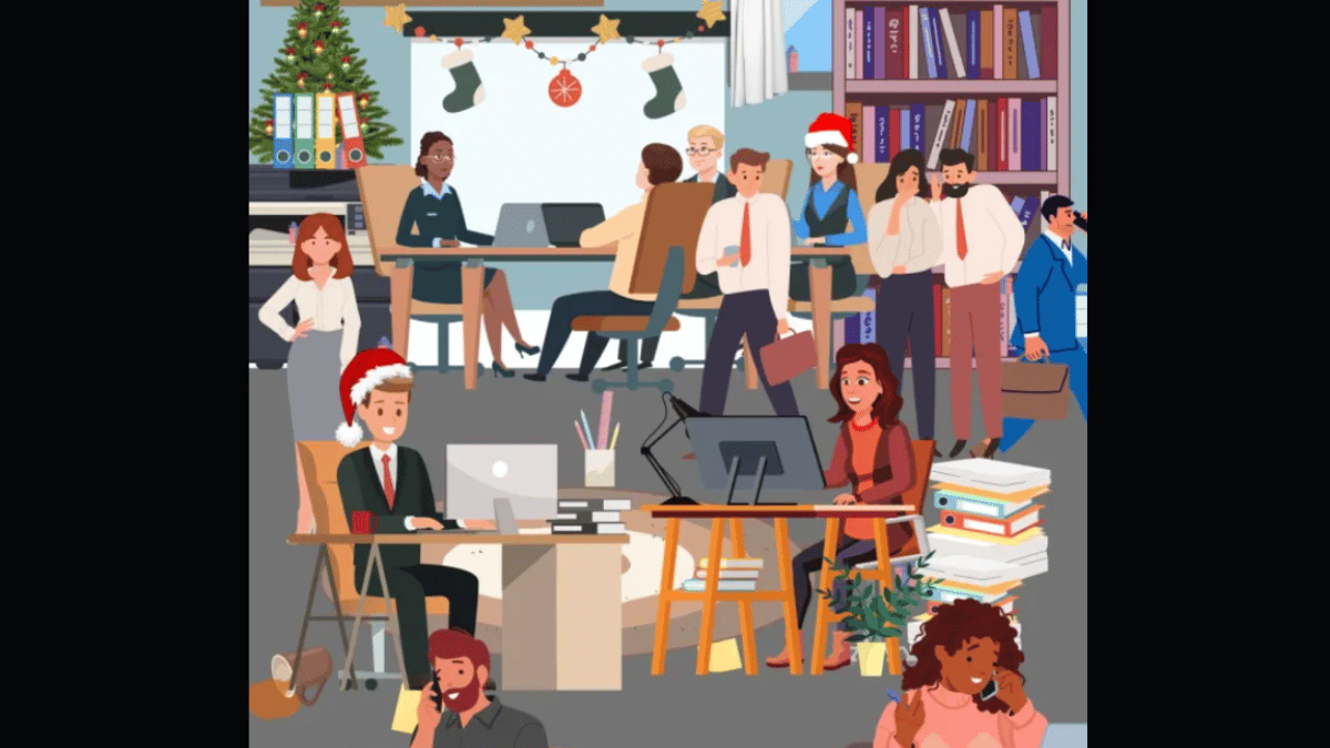 Can you spot the gifts in under 10 seconds? (Source: The Sun) 