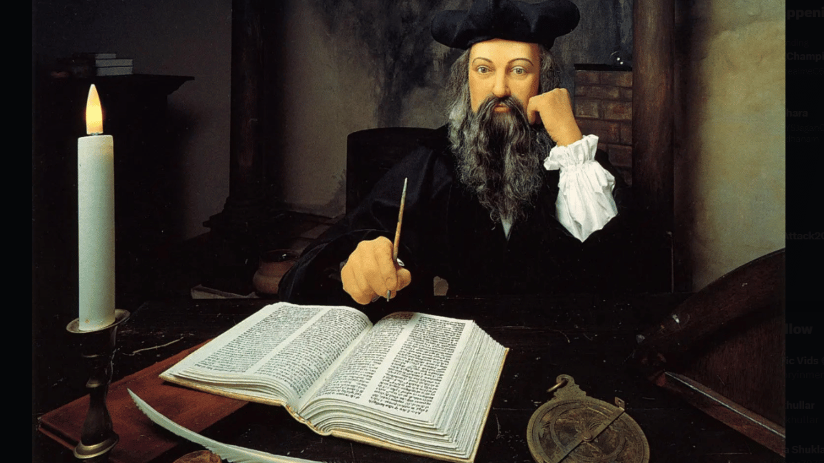 Nostradamus 2024 predictions trigger unrest. (Source: BrianRoemmele/ X)
