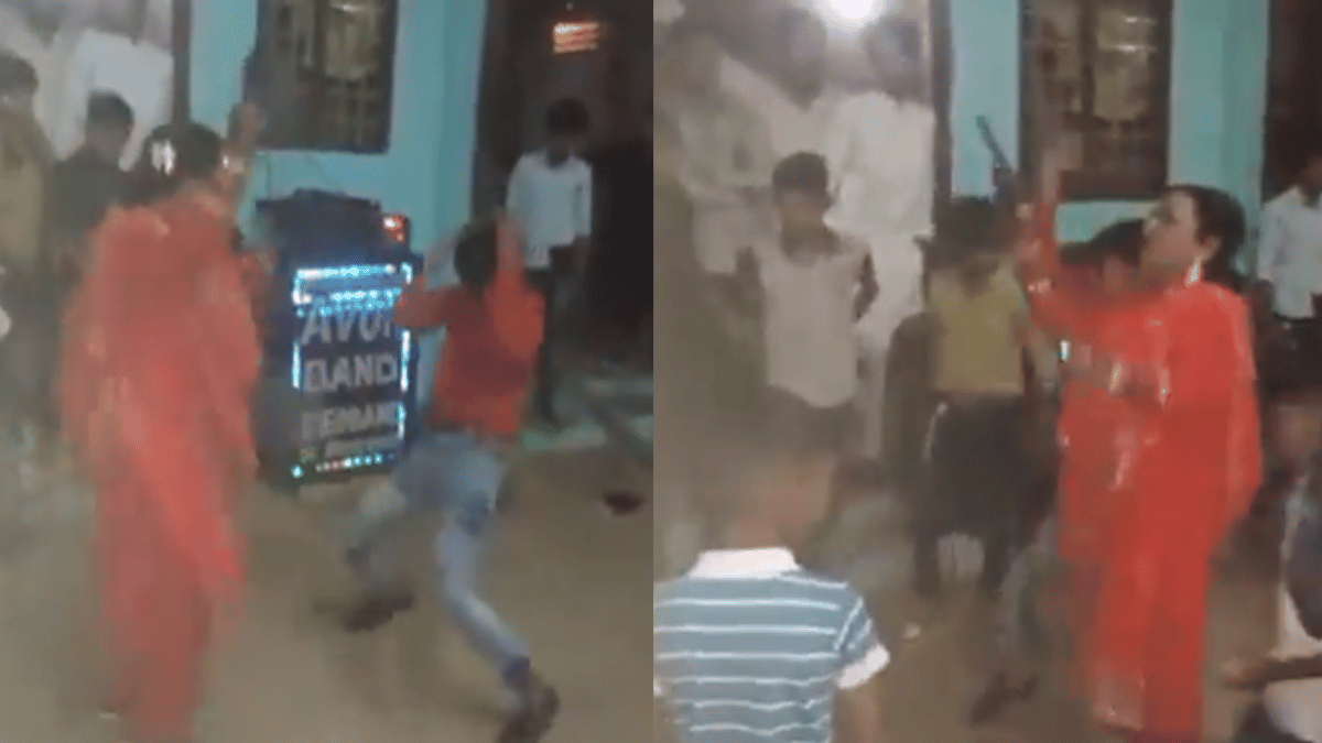 viral-video-up-woman-dances-with-gun-in-hand-internet-questions-law-and-order-situation-watch