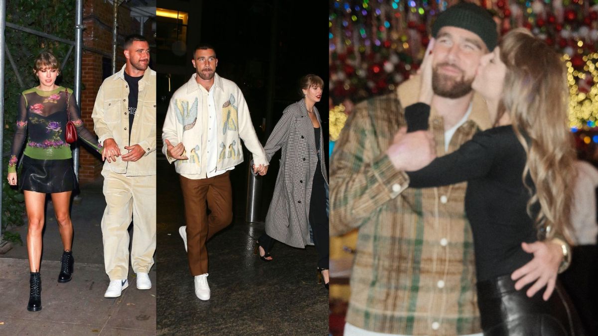 Taylor Swift And Travis Kelce's Sweet Christmas Kiss Steals The Spotlight At Chiefs' Party