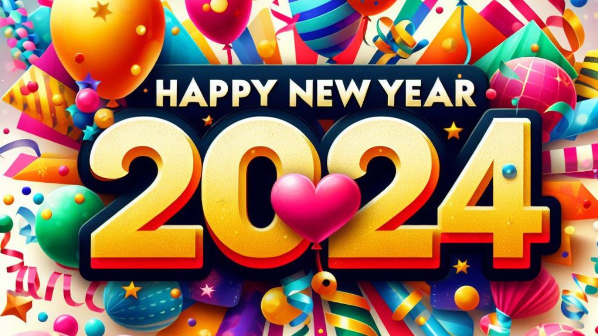 Happy New Year 2024 Wishes Send WhatsApp Status, Stickers As Messages