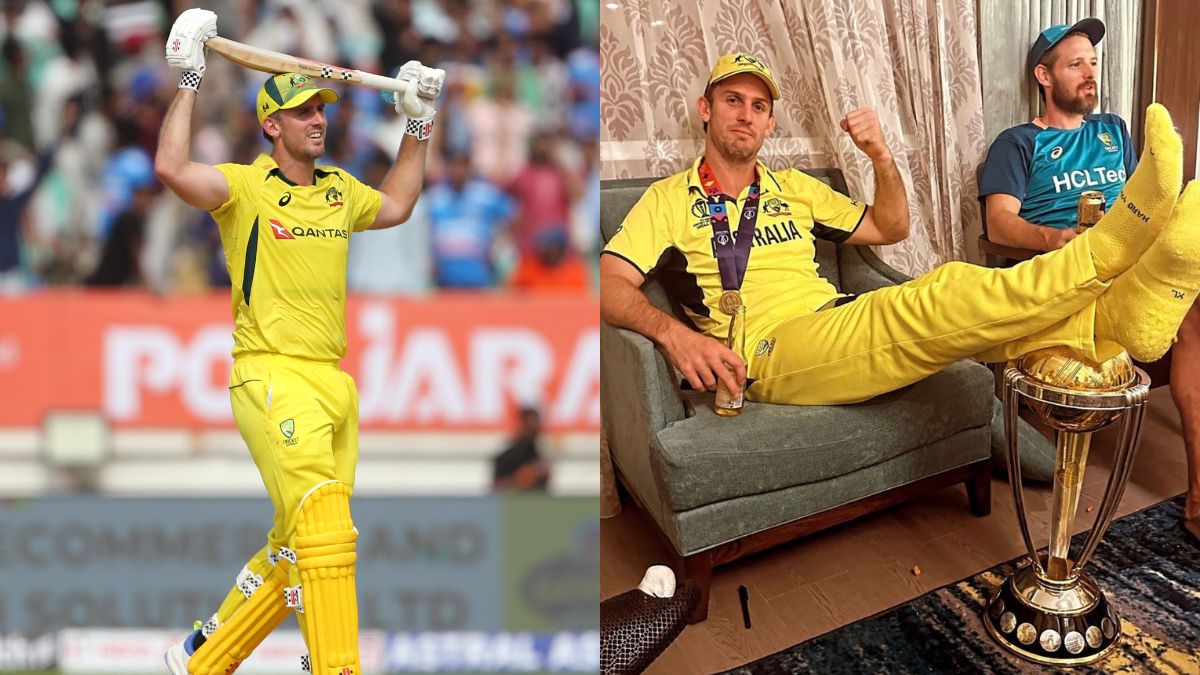 Mitchell Marsh Opens Up On Controversial 'Feet Pose' With World Cup ...