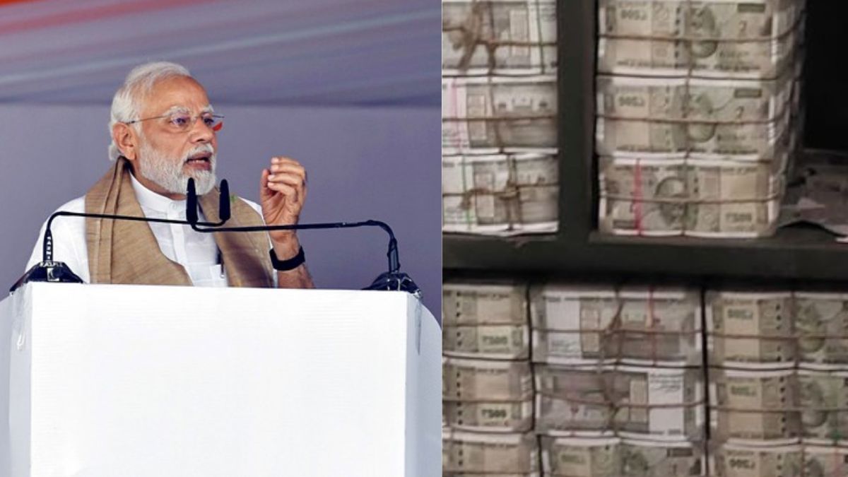 Every penny looted  ': PM Modi slams Congress over raids at party MP's  premises