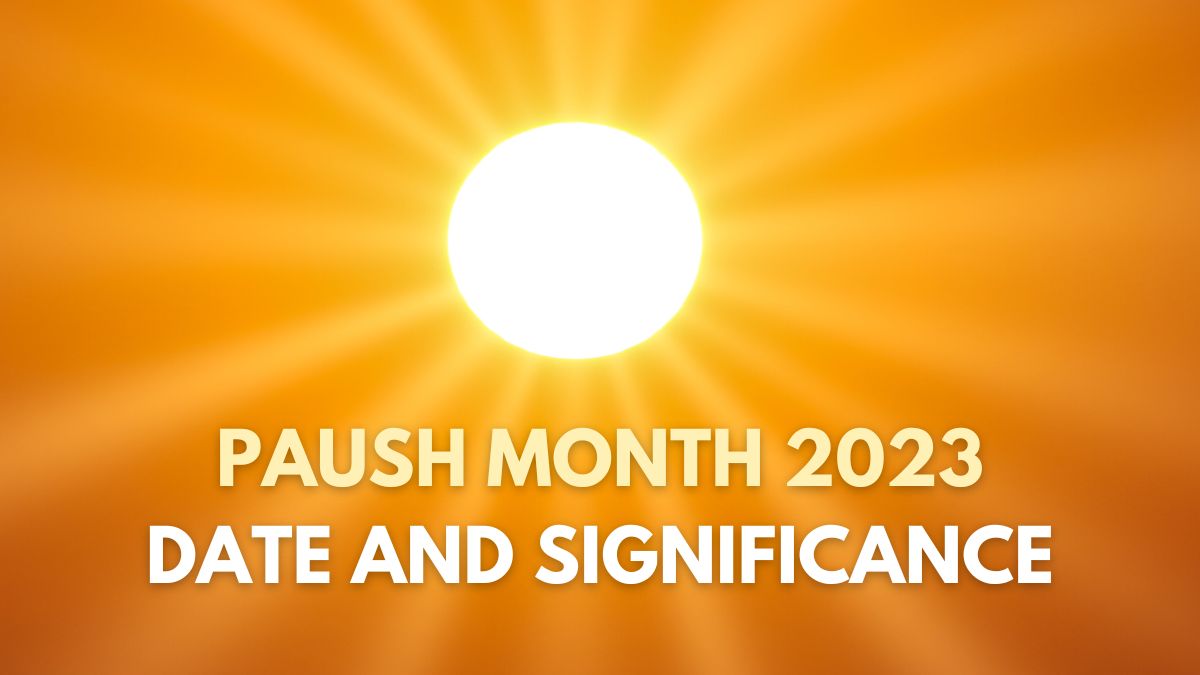 Paush Month 2023 Date And Significance Of The Tenth Month In The Hindu