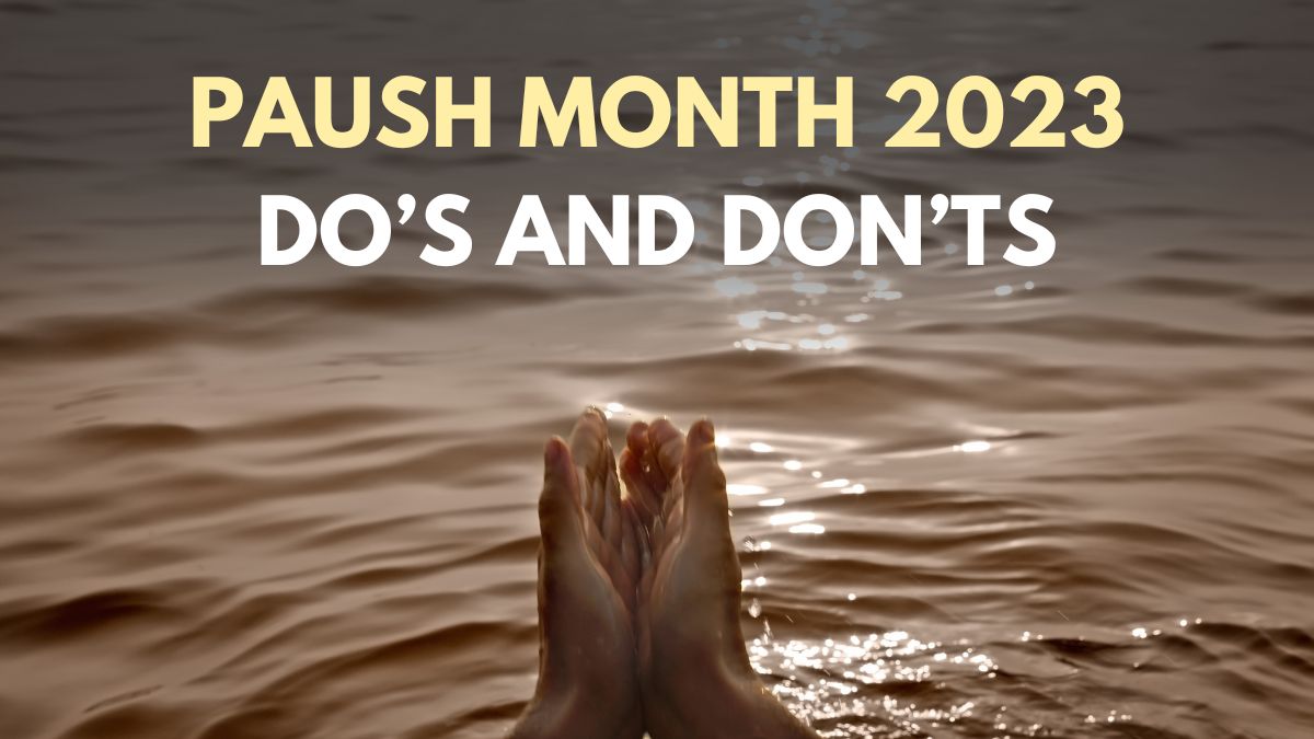 Paush Month 2023 Do Not Perform Any Auspicious Work In This Hindu