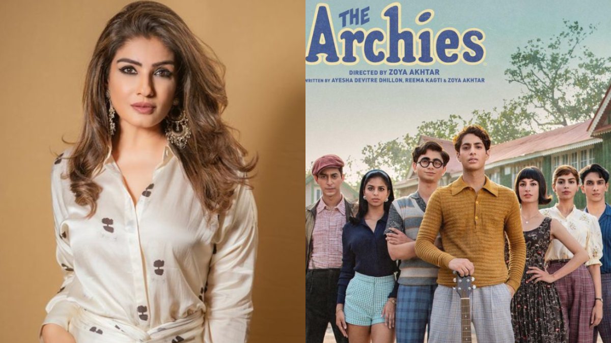Raveena Tandon Issues Apology After Liking Criticizing Post On The Archies Actors Agastya Nanda, Khushi Kapoor