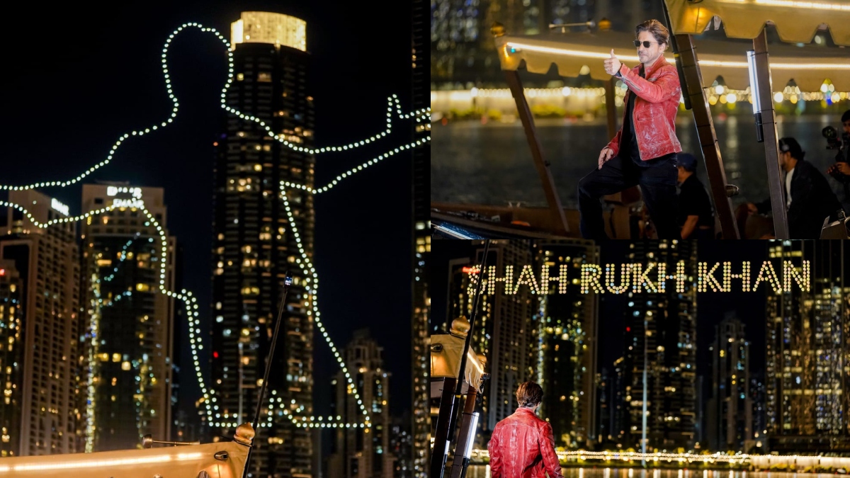 Shah Rukh Khan strikes his iconic pose as Dunki fever takes over Dubai