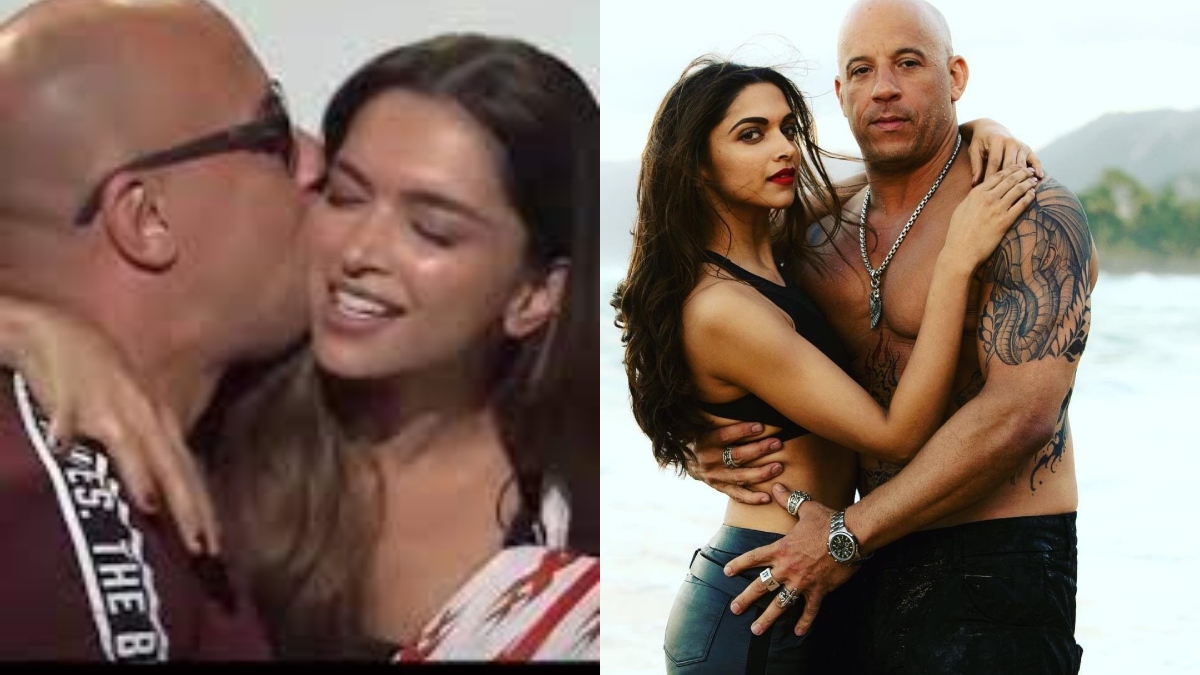 xXx: Return of Xander Cage Actor Vin Diesel Can't Stop Flirting And Kissing Deepika Padukone | Viral Videos