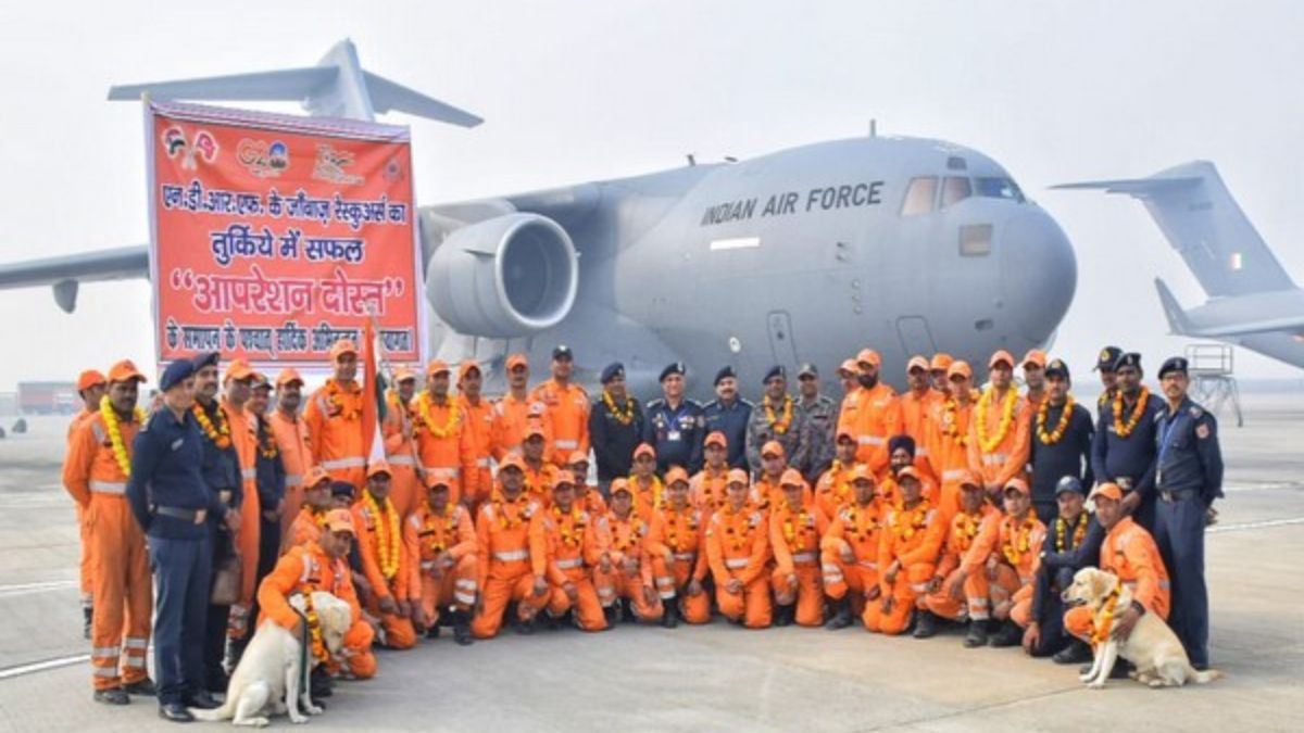 Operation Dost: Final NDRF Team Deployed For Rescue Ops In Turkey ...