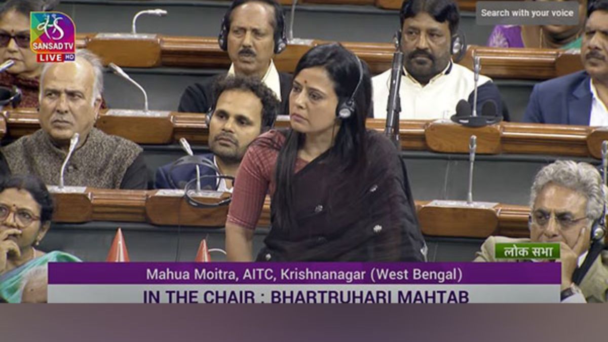 Ruckus In Lok Sabha After TMC’s Mahua Moitra Uses Unparliamentary ...