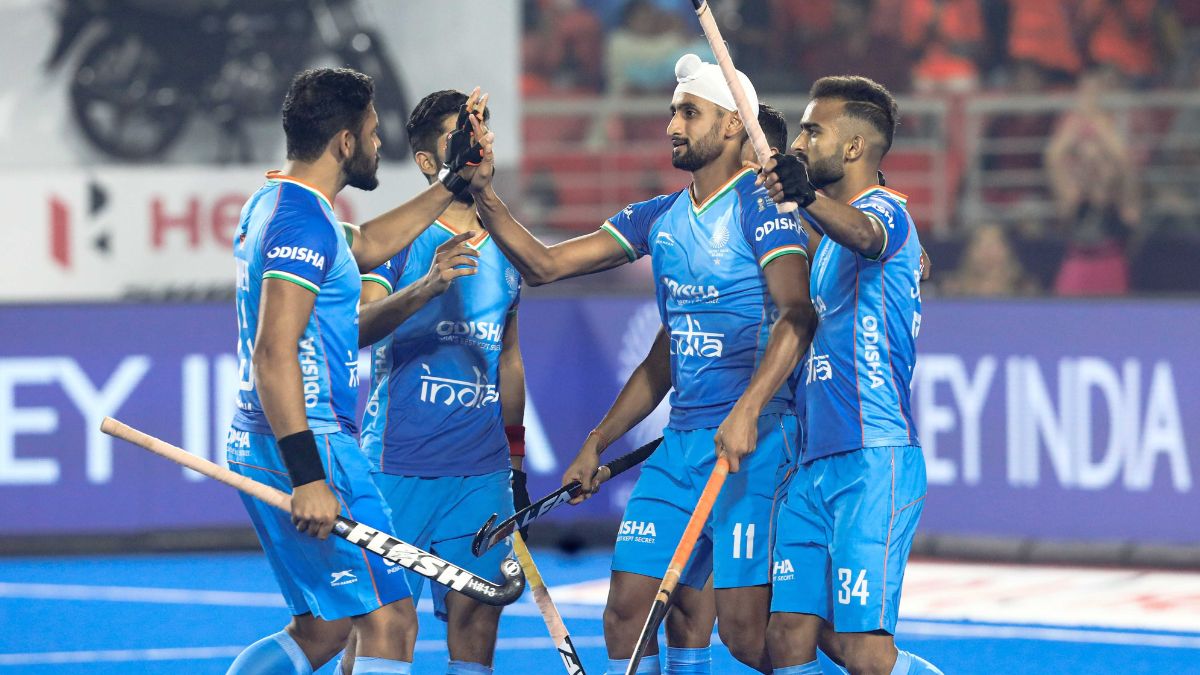 Hockey World Cup 2023 Harmanpreet, Abhishek Score Brace As India