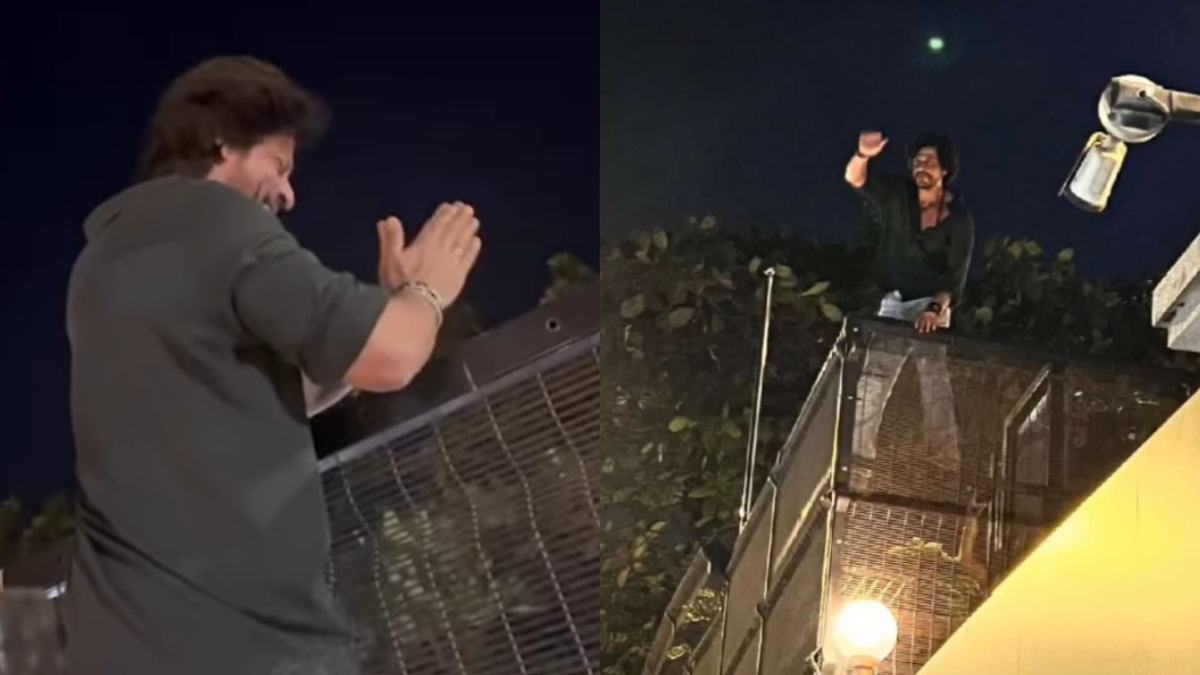 Shah Rukh Khan Surprises Fans Outside Mannat Ahead Of Pathaan Release, Social Media Says ‘Superstar For A Reason’