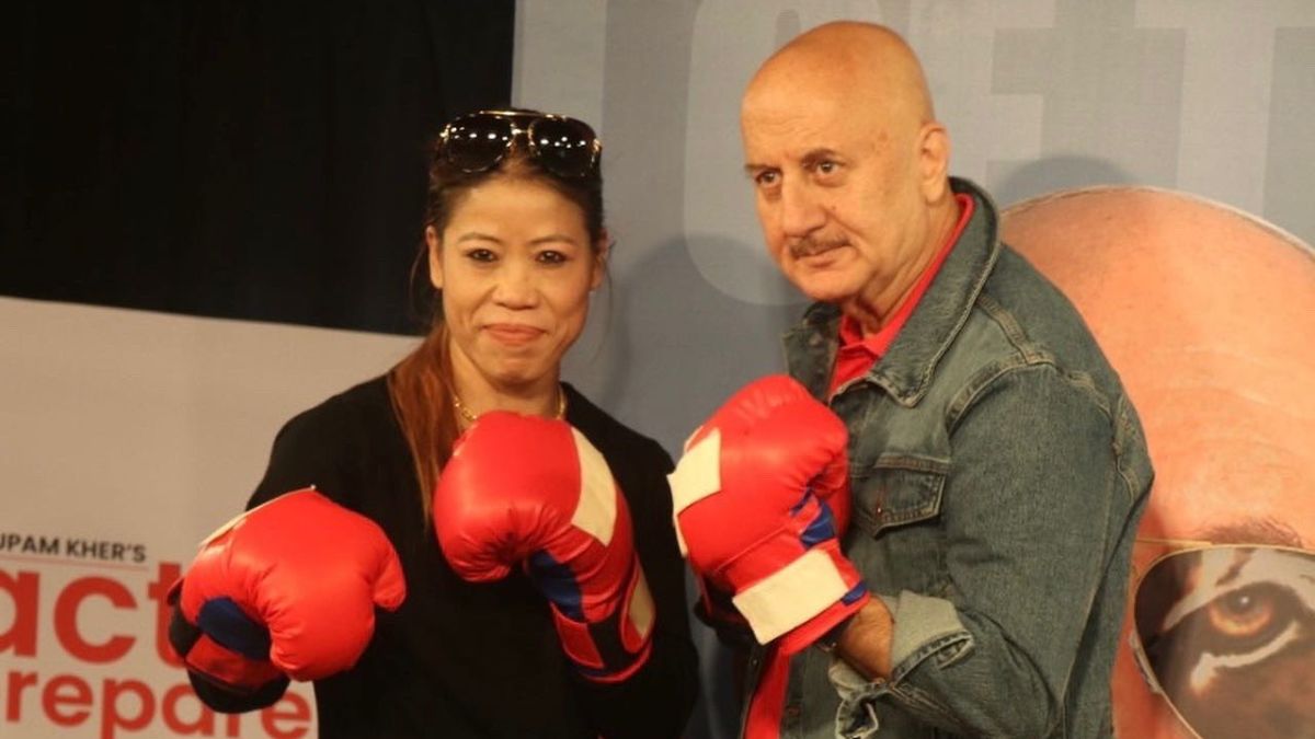 Anupam Kher Unveils First Look Poster Of ‘Shiv Shastri Balboa’ With Mary Kom | See Pics