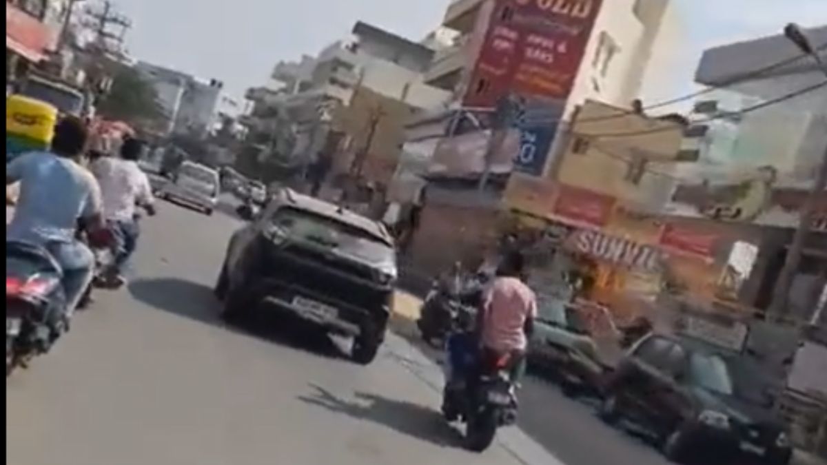 Bengaluru Woman Drags Man On Car's Bonnet For 1 Km After Argument | Watch