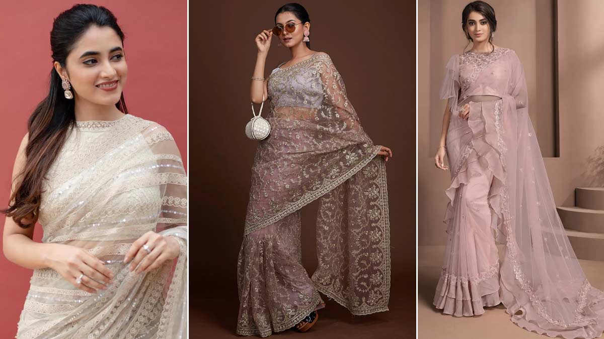 10 Saree Looks For Party| Best Party Wear Saree Styles