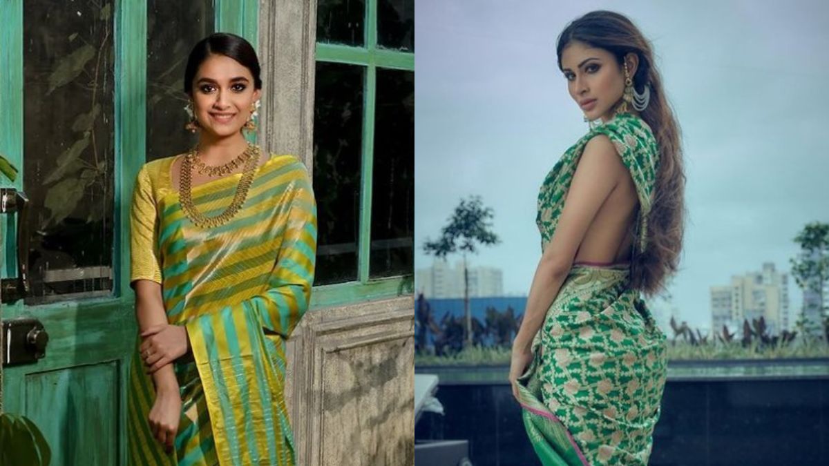 From Mouni Roy To Keerthy Suresh, Tinsel Town Divas Who Aced Ethnic Look In Banarasi Sarees