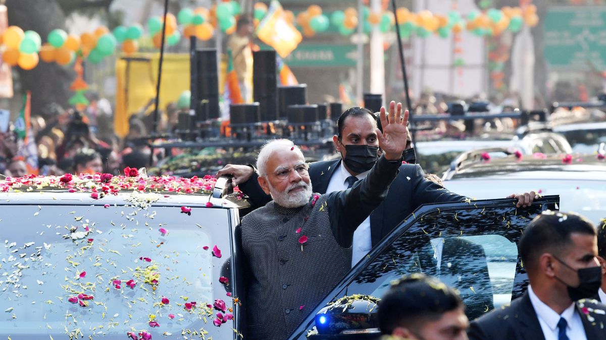 PM Modi Holds Mega Roadshow In Delhi, Attends BJP's National Executive ...