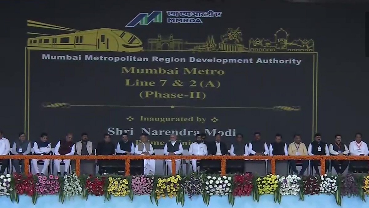 PM Modi Mumbai Visit: PM Inaugurates Two Metro Lines, Lays Foundation For Various Developmental Projects