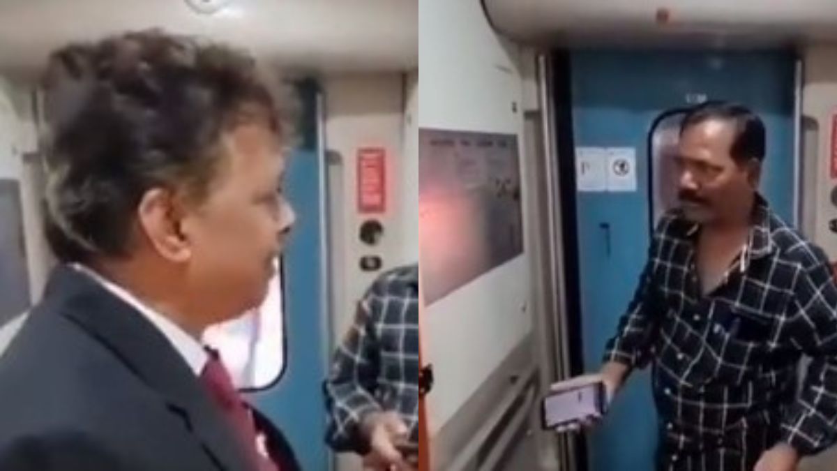 Viral Video: Man Gets Locked Inside Vande Bharat Train While Taking Selfie | Watch