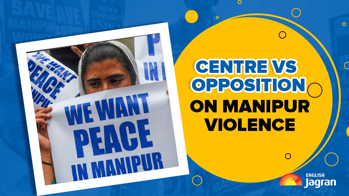 Manipur Violence: Centre Says Measures Taken To Restore Peace, Oppn ...