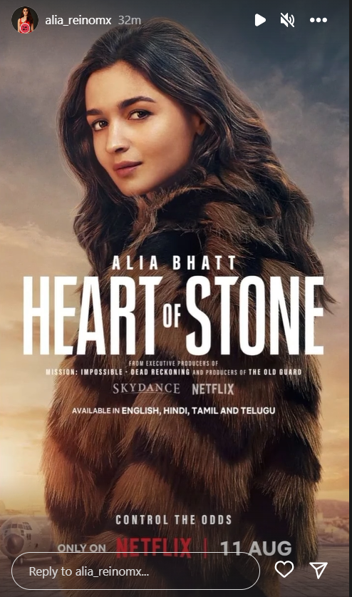 Alia Bhatt As Keya Dhawan In New Poster Of ‘Heart Of Stone’ Looks ...