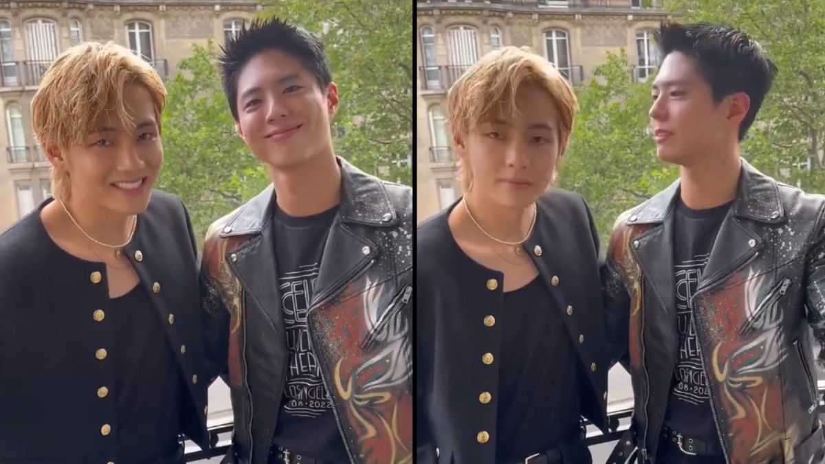BTS' V And Park Bo Gum Pose For Celine After The Paris Event Gets Cancelled  Due To Riots