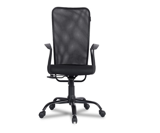 SIHOO® M18 High Back Office Chair, Mesh Ergonomic Office Chair for Work  from Home with Adjustable Lumbar Support & Headrest, Study Chair with  Adjustment Armrest & Heavy Duty Metal Base (Black) Rs.