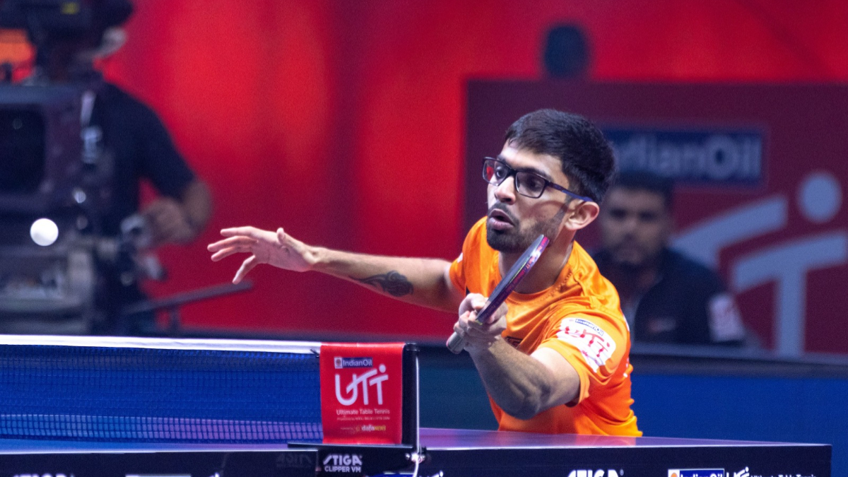 manush-shocks-world-no-17-quadri-puneri-paltan-table-tennis-qualify-for-semis-in-ultimate-table-tennis-season-4
