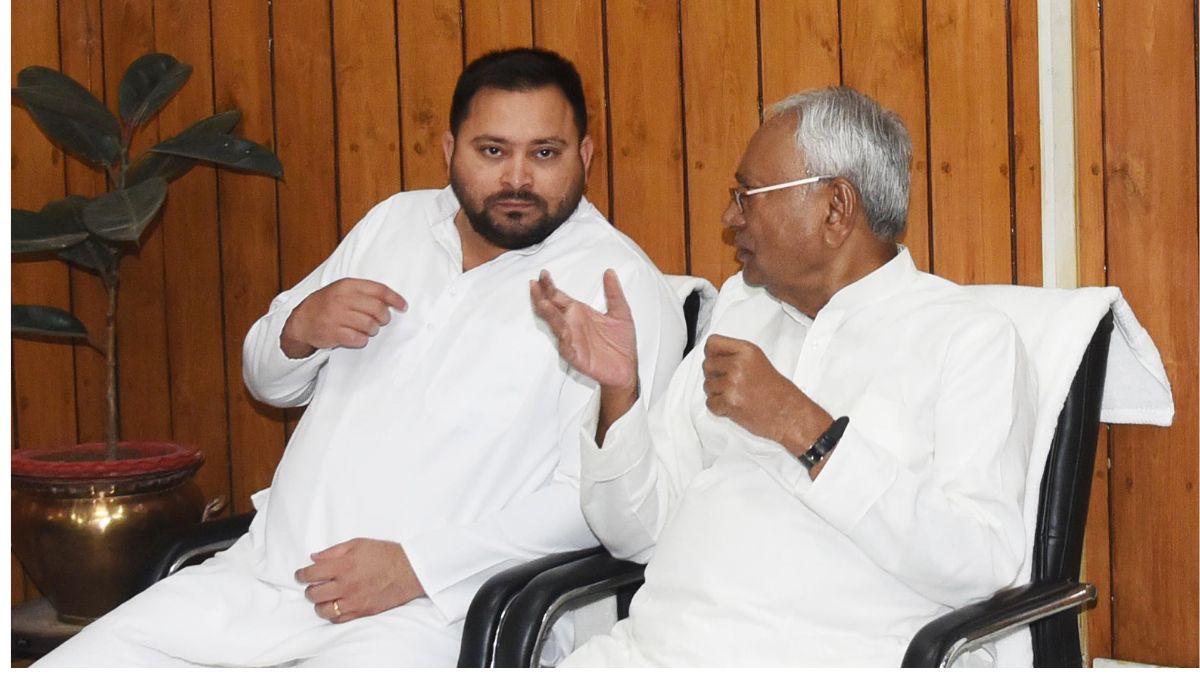 Bihar Cm Nitish Kumar S Show Of Support For Tejashwi Yadav In Bihar