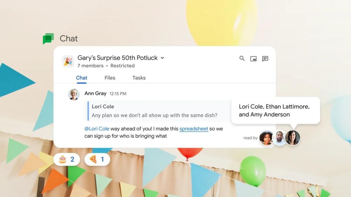 google chat features