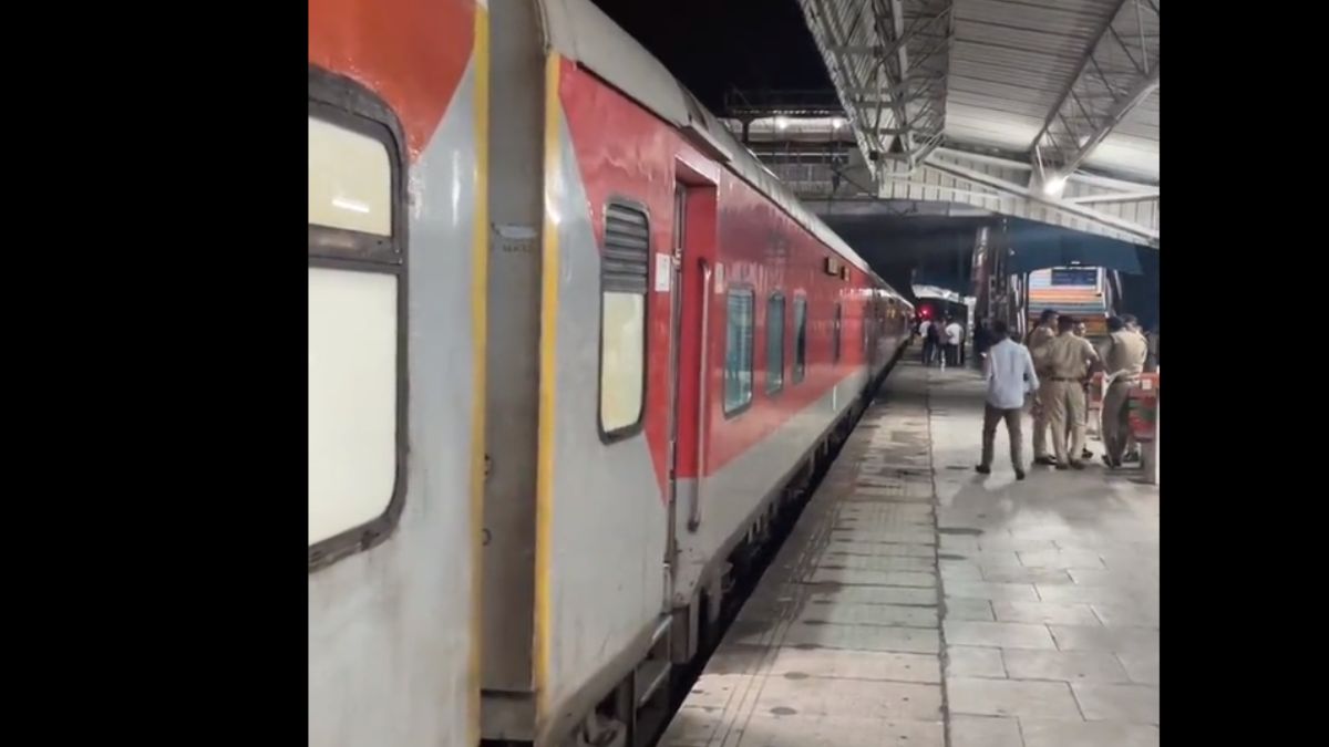 Bomb Threat Call Triggers Panic In DelhiJammu Rajdhani Express; Train
