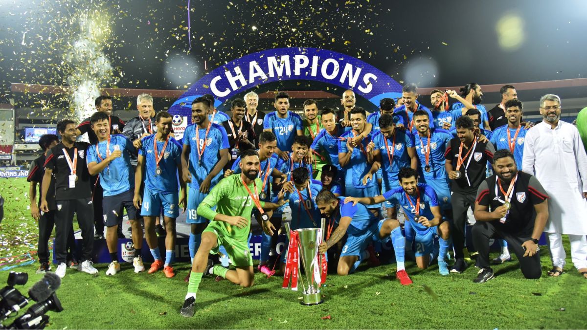 Intercontinental Cup Sunil Chhetri Shines As India Clinch Second