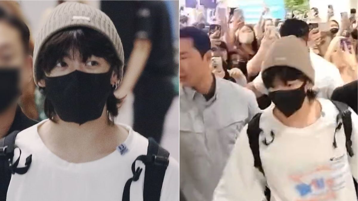 BTS' Jungkook Helps A Fan At Airport, ARMYs Concerned As A Huge ...