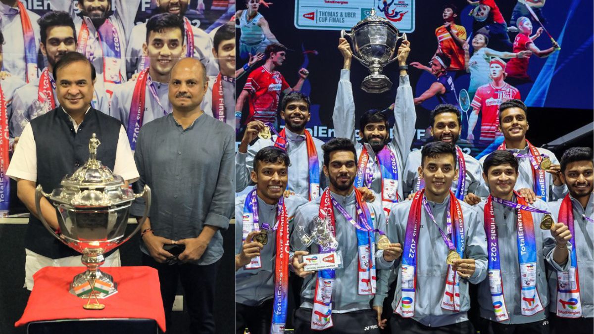 Historic Thomas Cup Trophy Lands In India For First Time In 73 Years